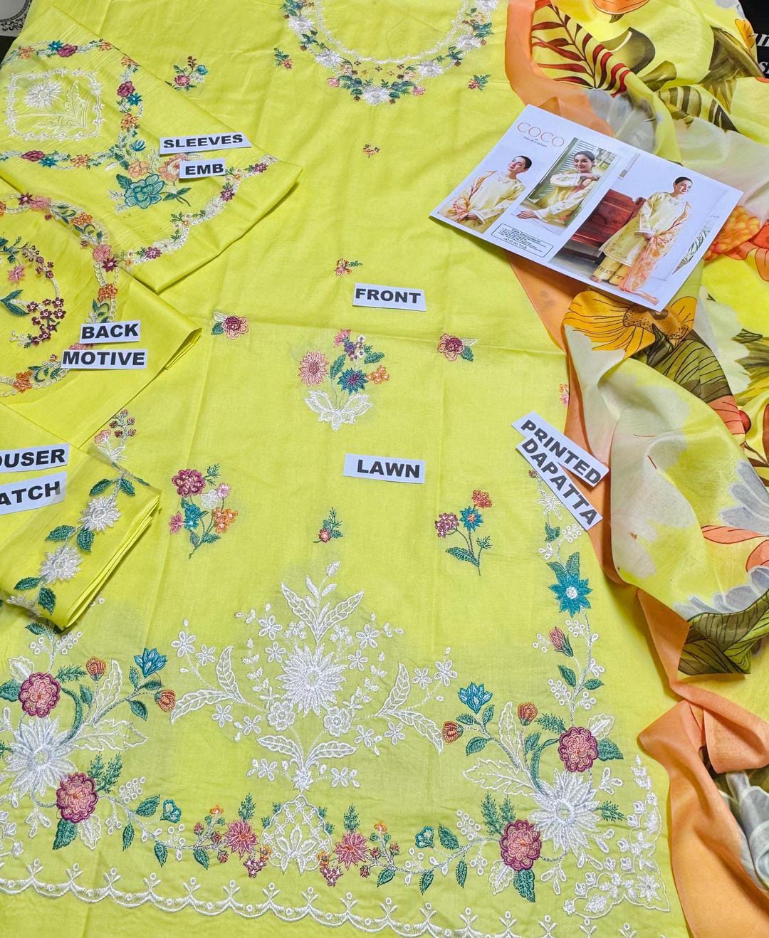 3Pc Unstitched