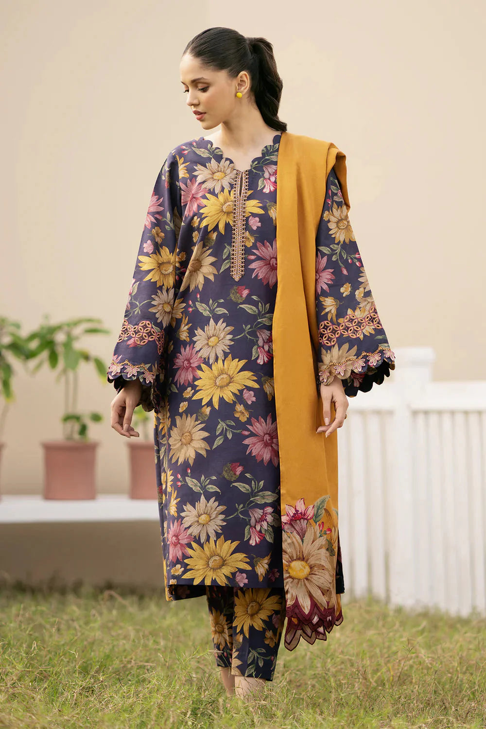 Blue Bloom Karandi