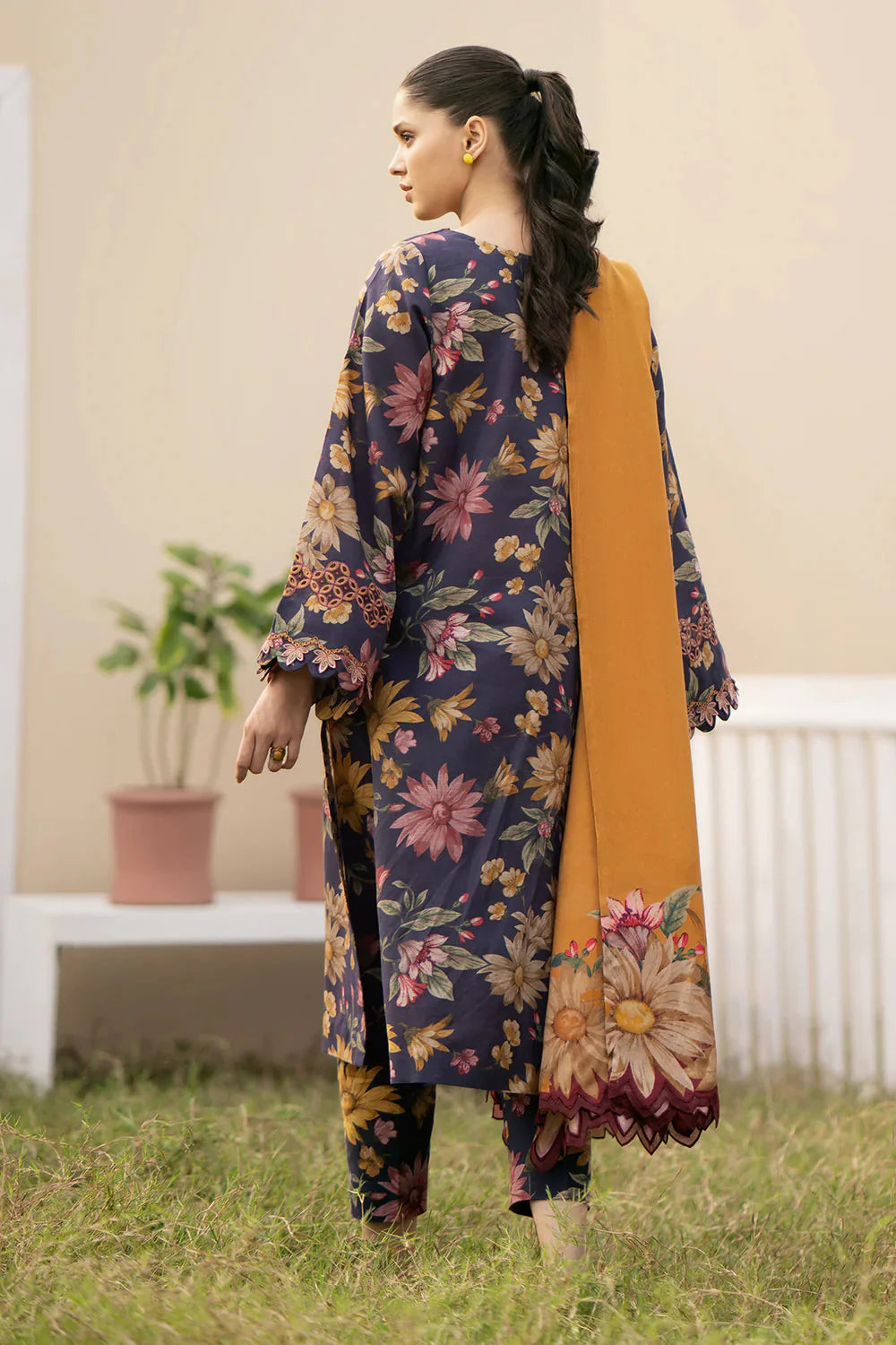 Blue Bloom Karandi